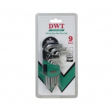 Набор ключей шестигранных DWT 1,5-10 мм 9шт короткие DHOK-HMAX09
