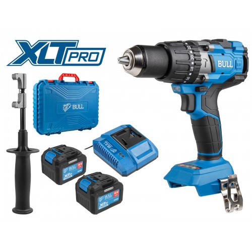 Аккум. дрель-шуруповерт BULL SR 1805 в чем. XLTpro, 2х6 А*ч, БЕСЩЕТ., 18 В, 120 Н*м, БЗП(мет.) 13 мм Аккум. дрель-шуруповерт BULL SR 1805 в чем. XLTpro, 2х6 А*ч, БЕСЩЕТ., 18 В, 120 Н*м, БЗП(мет.) 13 мм