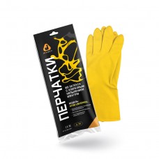 Перчатки К80 Щ40 латексные с хлопковым напылением р-р 9/L Jeta Safety