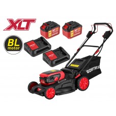 Газонокосилка аккум. WORTEX CLM 4536-4 в кор. XLT SET БЕСЩЁТ.ДВИГ., САМОХОД., 18В+18В, 2х6Ач, компл.