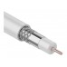 Кабель RG-6U (75 Ом), CCS/Al/Al 48 % (бухта 100 м) белый PROconnect