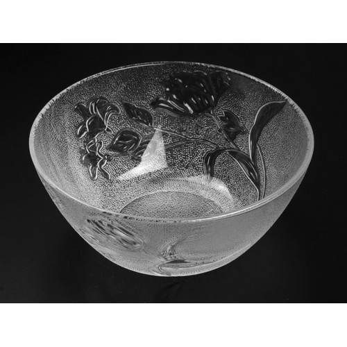 Салатник стеклянный, круглый, 175 мм, FLORA (Флора), PERFECTO LINEA Салатник стеклянный, круглый, 175 мм, FLORA (Флора), PERFECTO LINEA
