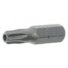Бита TORX T27Hх25мм с отверстием,1/4''