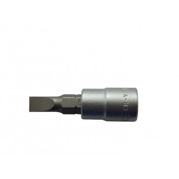 Головка бита шлицевая SL4мм, 1/4''