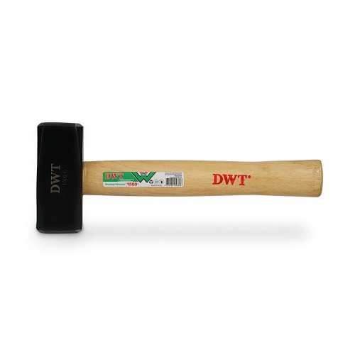 Киянка резиновая черная DWT 450 г, ручка гикори DHHR-WHB16 Киянка резиновая черная DWT 450 г, ручка гикори DHHR-WHB16