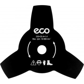 Нож для мотокосы 3 зуб. 255х1.4х25.4 мм ECO