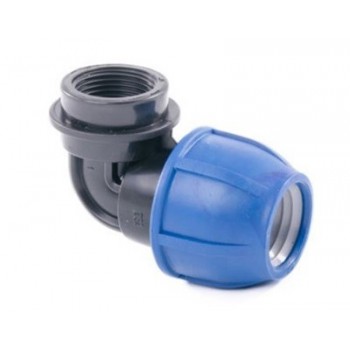 Отвод компрессионный внутр.резьба PN16 d 25x1/2