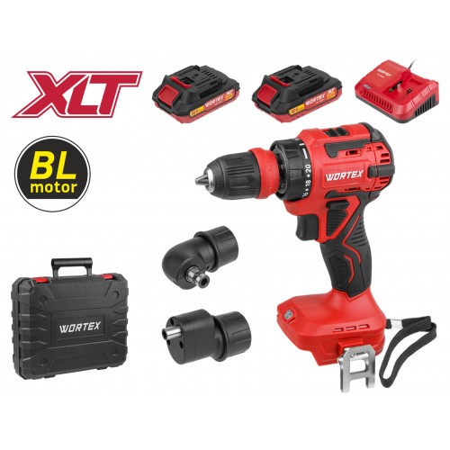 Аккум. дрель-шуруповерт WORTEX BD 2025 LiSET в чем. ALL1 XLT БЕСЩЕТ, 18 В, 55 Н*м, 2х2 А*ч + 2 насад Аккум. дрель-шуруповерт WORTEX BD 2025 LiSET в чем. ALL1 XLT БЕСЩЕТ, 18 В, 55 Н*м, 2х2 А*ч + 2 насад