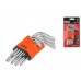 Набор ключей Torx T10-T50 9шт коротк. PRO STARTUL (PRO-87209)