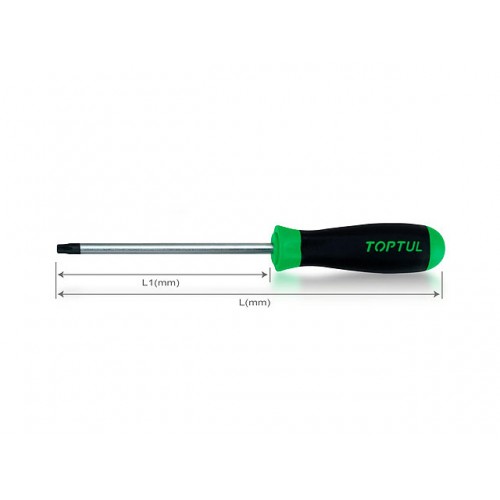 Отвертка TORX T27x100мм TOPTUL Отвертка TORX T27x100мм TOPTUL