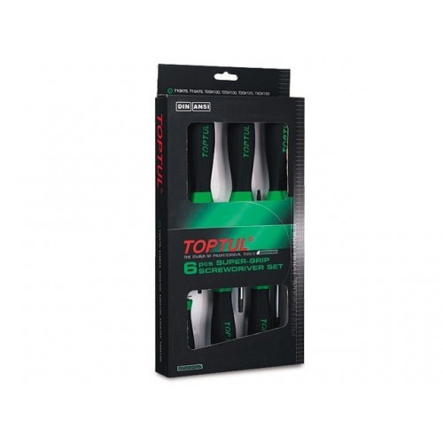 Набор отверток 6шт TORX (T10,15,20,25,30,40) TOPTUL Набор отверток 6шт TORX (T10,15,20,25,30,40) TOPTUL