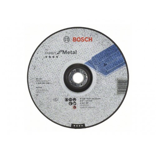 Круг обдирочный 230х6x22.2 мм для металла BOSCH Круг обдирочный 230х6x22.2 мм для металла BOSCH