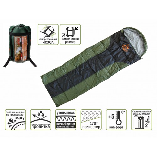 Спальный мешок Coyote Plus, ARIZONE Спальный мешок Coyote Plus, ARIZONE