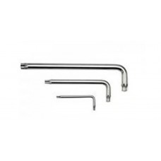 Ключ Г-образный TORX длинный T25H с отверстием