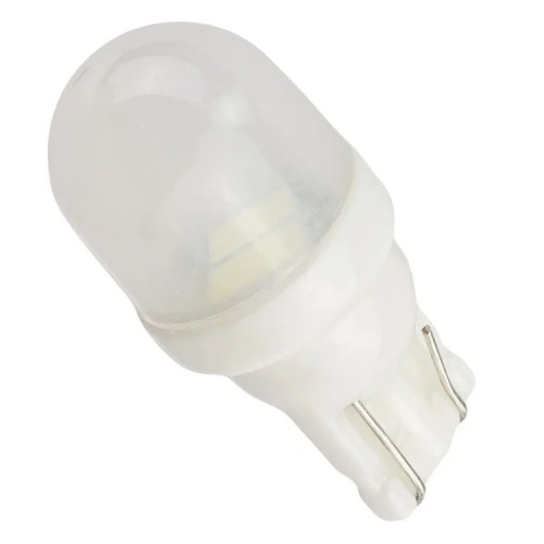 Лампочка светодиодная T10-1W Ceramic 12v белая Лампочка светодиодная T10-1W Ceramic 12v белая