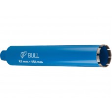 Коронка алмазная d 83мм железобетон BULL, L450мм, 1 1/4