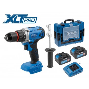 Аккум. дрель-шуруповерт BULL SR 1802 Xcase, XLTpro, БЕСЩЕТ., 18 В, 80 Н*м, 2*4 А*ч, БЗП 13 мм