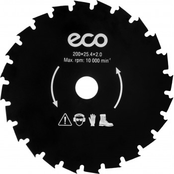 Нож для мотокосы 24 зуб. 200х2.0х25.4 мм ECO