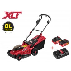 Газонокосилка аккумуляторная WORTEX CLM 3836 ALL1 XLT SET БЕСЩЁТ. ДВИГ., 18В+18В, шир.370 мм