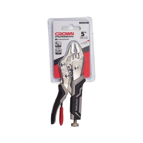 Зажим с фиксатором CROWN 125 мм изогнутые губки CPHPL-GRC05 Зажим с фиксатором CROWN 125 мм изогнутые губки CPHPL-GRC05