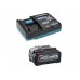Комплект аккумулятор XGT 40.0В  BL4040 1шт. + зарядное устройство DC40RA XGT в кор.  MAKITA