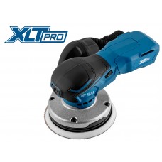 Аккум. эксцентриковая шлифмашина BULL CRS 1218 E в кор. XLTpro SOLO БЕСЩЁТ., 18 В, 125 мм