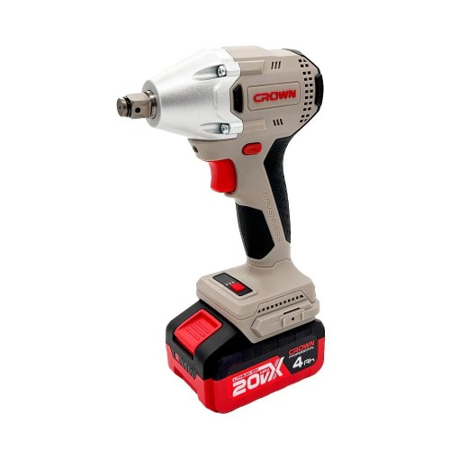 Гайковерт ударный аккумуляторный CROWN CT22046HX-4S TB Гайковерт ударный аккумуляторный CROWN CT22046HX-4S TB