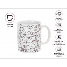Кружка керамическая, 350 мл., LOVELY ANIMALS-1, PERFECTO LINEA