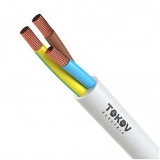 Провод ПВС 3х1,5 (2х1.5+1х1.5) (бухта 100м) Б TOKOV ELECTRIC