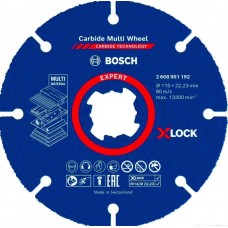 Круг отрезной 115х1,0x22.23 мм по дереву  X-LOCK CARBIDE BOSCH
