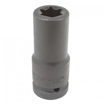 Головка ударная глубокая Е24, 3/4''