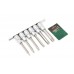Набор головок-бит Torx 6-лучевых, 6 пр.(Т30,Т40,Т45,Т50,Т55,Т60, L-100мм), на планке