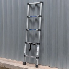 Лестница телескопическая алюм. бытовая 1.4м (5 ступ.)