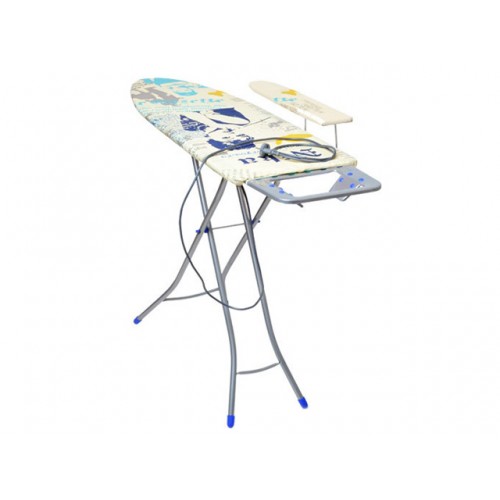 Доска гладильная Bell Classy 3 (ДСП 1120 х 345), подрукавник, подставка п/утюг, удлинит, NIKA Доска гладильная Bell Classy 3 (ДСП 1120 х 345), подрукавник, подставка п/утюг, удлинит, NIKA