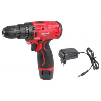 Аккум. дрель-шуруповерт WORTEX LX BD 1213-1 Li в кор. 12 В, 25 Н*м, 1х1.5 А*ч, БЗП 10 мм