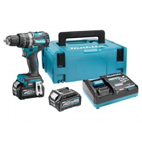 Аккум. ударная дрель-шуруповерт MAKITA XGT HP002GD201 в кейсе Аккум. ударная дрель-шуруповерт MAKITA XGT HP002GD201 в кейсе