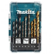 Набор сверл смеш. 9шт (дер., мет., бет.) MAKITA