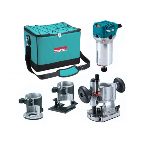 Фрезер кромочный MAKITA RT 0700 CX2 + аксессуары в сумке Фрезер кромочный MAKITA RT 0700 CX2 + аксессуары в сумке