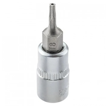 Головка-бита TORX T8H c отверстием, 1/4''