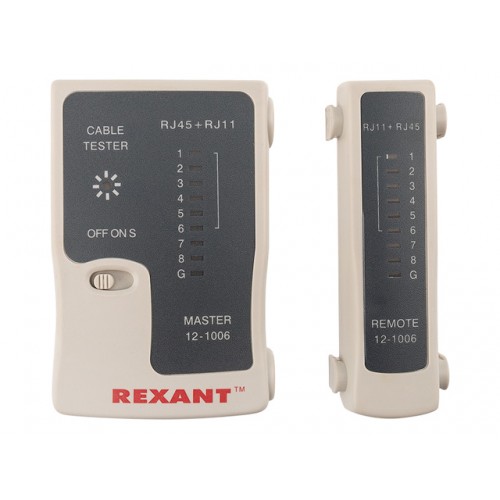 Тестер Кабеля RJ-45+RJ-11 REXANT - 468 Тестер Кабеля RJ-45+RJ-11 REXANT - 468