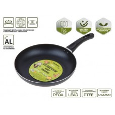 Сковорода ф 24х4.3 см, штамп., алюм., антиприг. покр., серия STARCOOK, PERFECTO LINEA