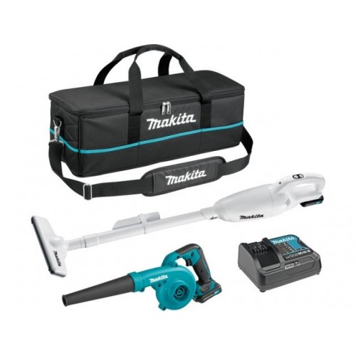 Набор электроинструмента MAKITA CLX 245 SAX1 (UB100D, CL108FD, 1xBL1021, DC10SB) Набор электроинструмента MAKITA CLX 245 SAX1 (UB100D, CL108FD, 1xBL1021, DC10SB)