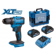 Аккум. дрель-шуруповерт BULL SR 1804 Xcase XLTpro БЕСЩЕТ., Импульс., 18 В, 45 Н*м, 2х2 А*ч, з/у 2 А