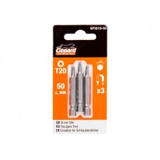Насадка TORX T20 50мм  3шт GEPARD (GP3510-50)