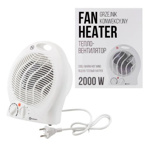 Тепловентилятор (220-240V, 1000/2000W, 3 режима) Тепловентилятор (220-240V, 1000/2000W, 3 режима)