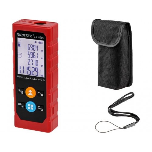 Дальномер лазерный WORTEX LR 4002 в кор., 0,05 – 40, ± 2 мм Дальномер лазерный WORTEX LR 4002 в кор., 0,05 – 40, ± 2 мм