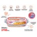 Форма из жаропрочного стекла, 2.7 л, прямоугольная, 344х223х61 мм, PERFECTO LINEA Форма из жаропрочного стекла, 2.7 л, прямоугольная, 344х223х61 мм, PERFECTO LINEA