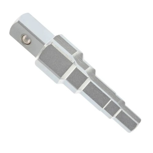 Насадка 1/2''5-ступенчатая 6гр. c внешним квадратом ( cтупени на 10, 13, 14, 17, 21 мм и 3/8'', 1/2'', 3/4'', 1'') Насадка 1/2''5-ступенчатая 6гр. c внешним квадратом ( cтупени на 10, 13, 14, 17, 21 мм и 3/8'', 1/2'', 3/4'', 1'')