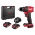 Аккум. дрель-шуруповерт WORTEX LX BD 1815-1 Li  ALL1 XLT 18В, 45 Нм, 2*1.5 Ач, патрон 10 мм, бесщёт.