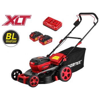 Газонокосилка аккумуляторная WORTEX CLM 4536 в кор. XLT SET БЕСЩЁТ.ДВИГ., 18В+18В, шир.460 мм